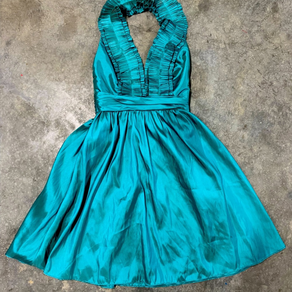 Dress size 0 formal teal green blue
